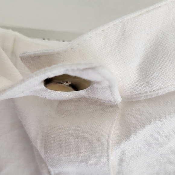 J Crew Linen Button Front Wide Strap Tank Size 2X - Picture 6 of 11